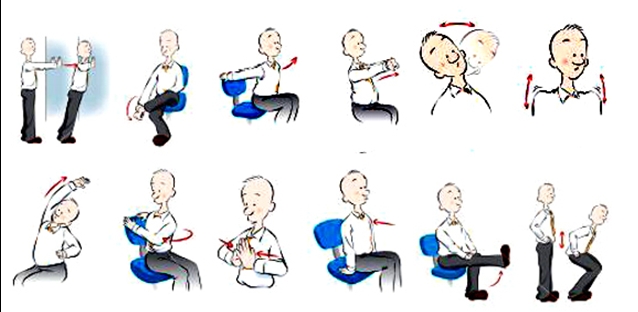 Exercise Behind The Desk Exercise
